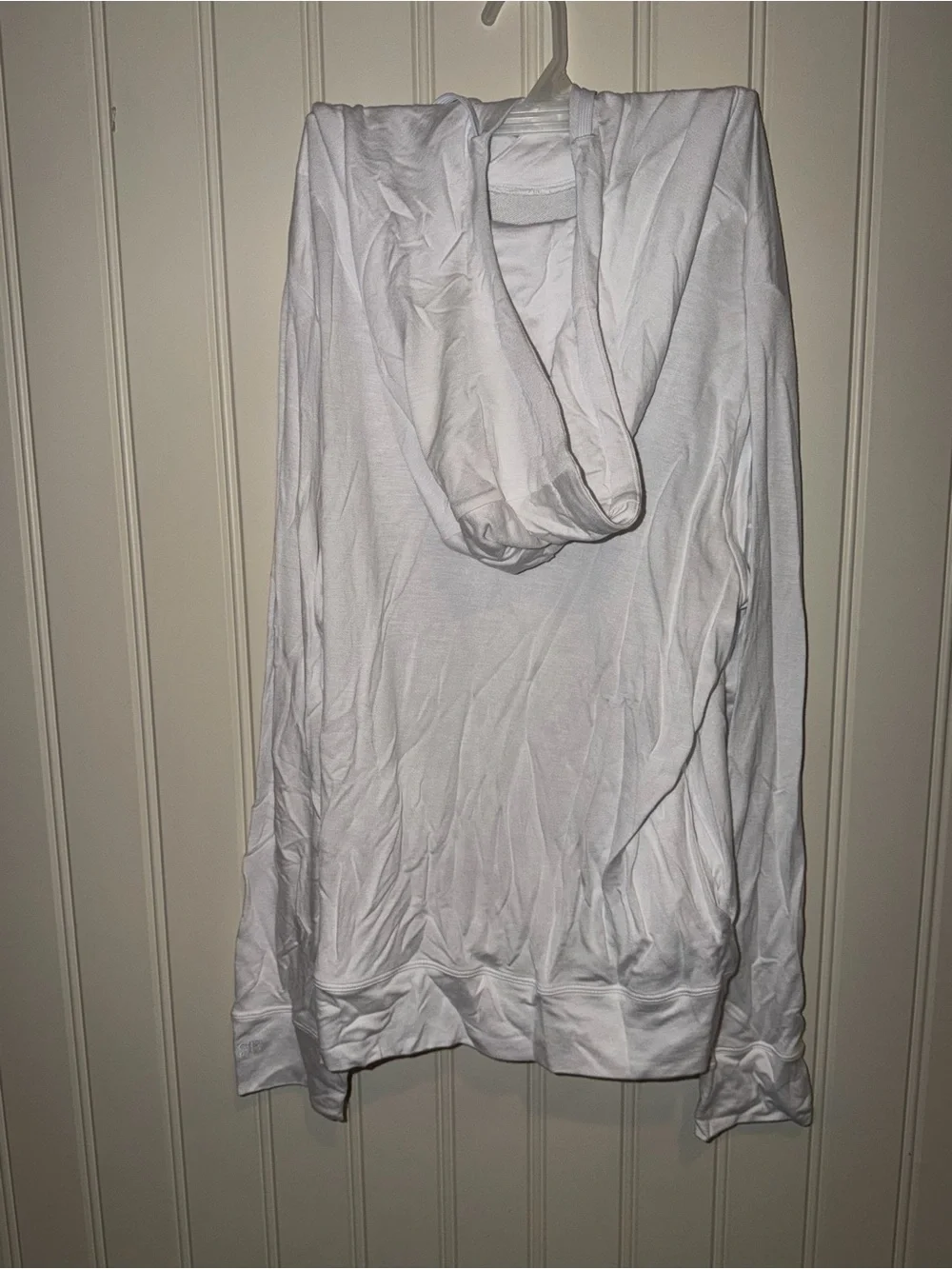 Albion White Hoodie with Blue BYU Logo